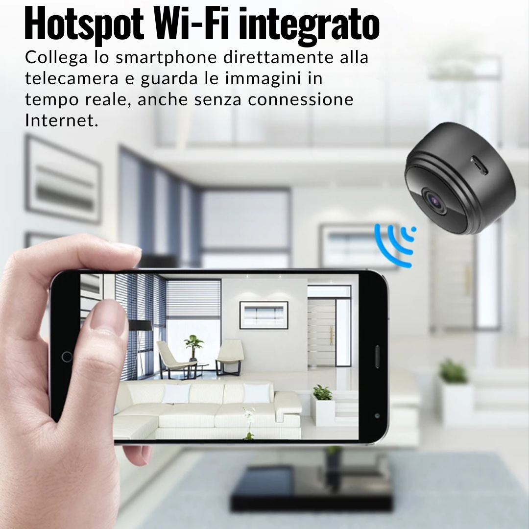 VisionPro A9™ - Mini videocamera portatile