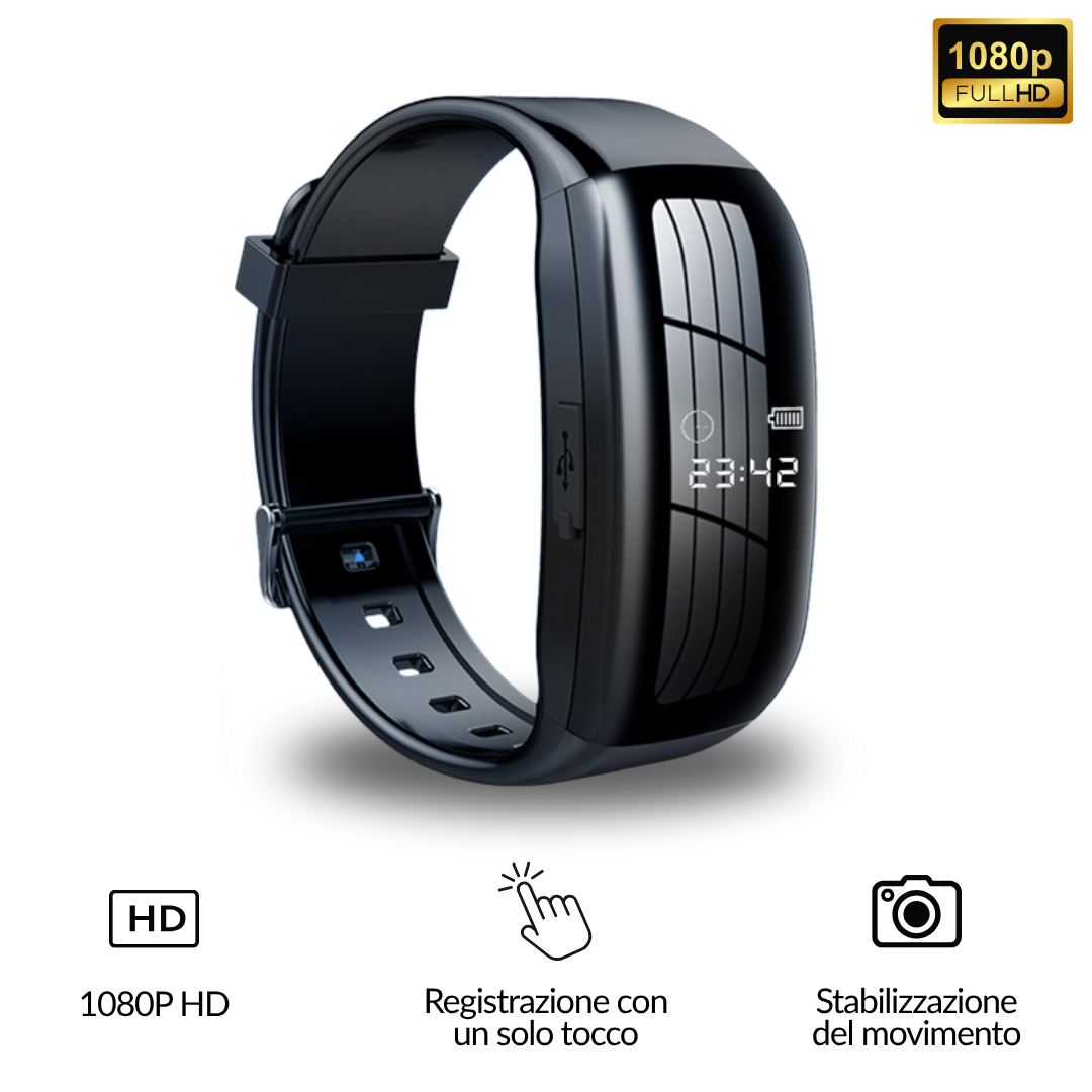 Sentinel 360™ - Smart watch registratore portatile 8 GB