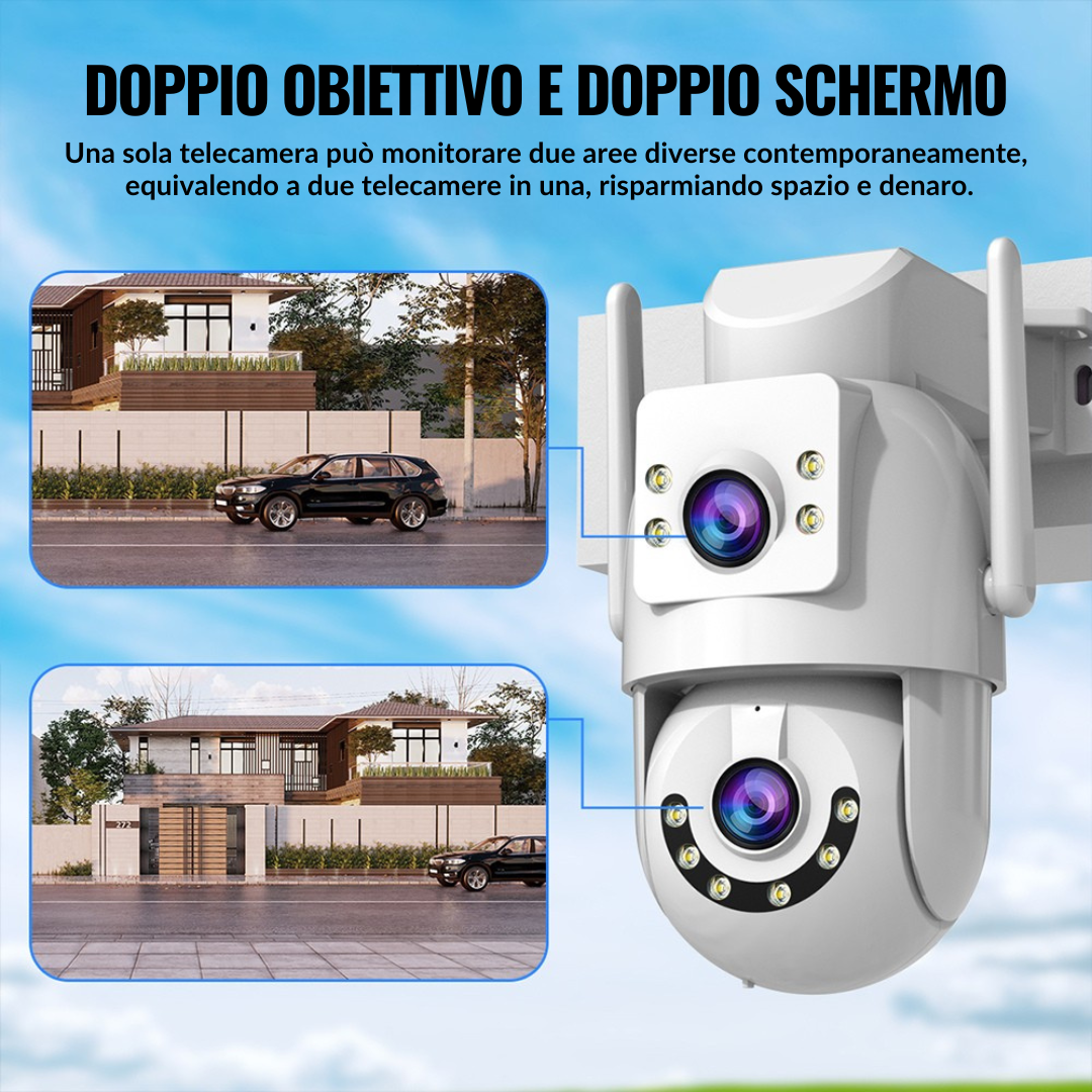 DomusEye™ - Telecamera con doppio obbiettivo
